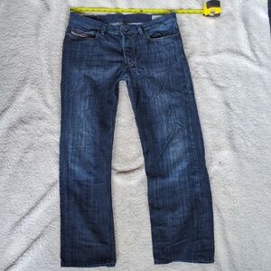 Diesel Indigo Straight Leg Jeans